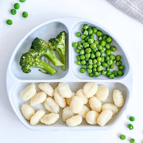 11 month old recipe broccoli pea gnocchi