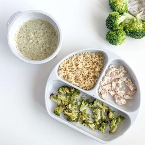 8 month old recipe Chicken Broccoli Millet
