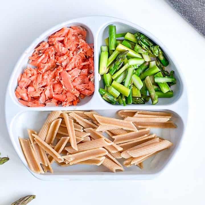 9 month old recipe salmon asparagus pasta