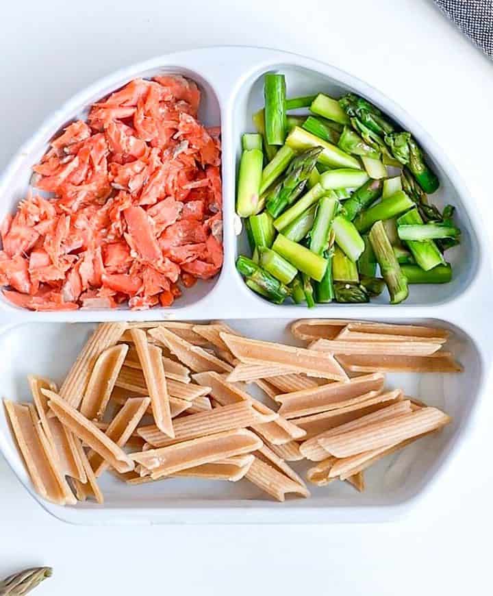 9 month old recipe salmon asparagus pasta