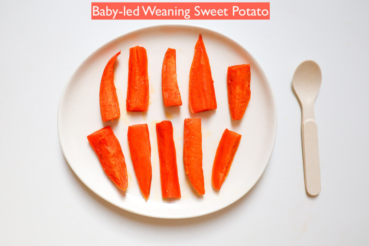 Baby led weaning sweet potato