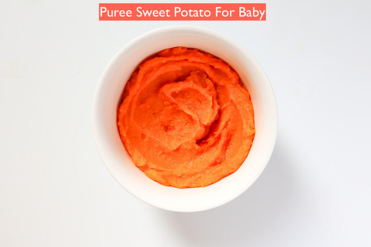 Sweet potato puree