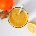 Top down view of the booster immunity smoothie