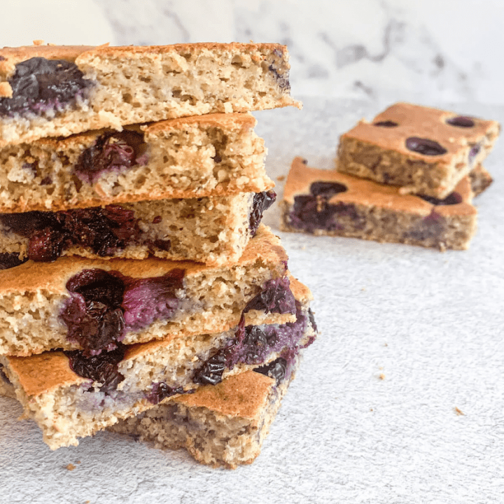 Banana Oat Sheet Pan Pancakes