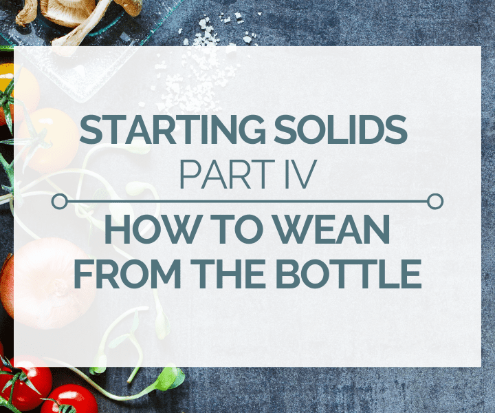 how to wean from the bottle