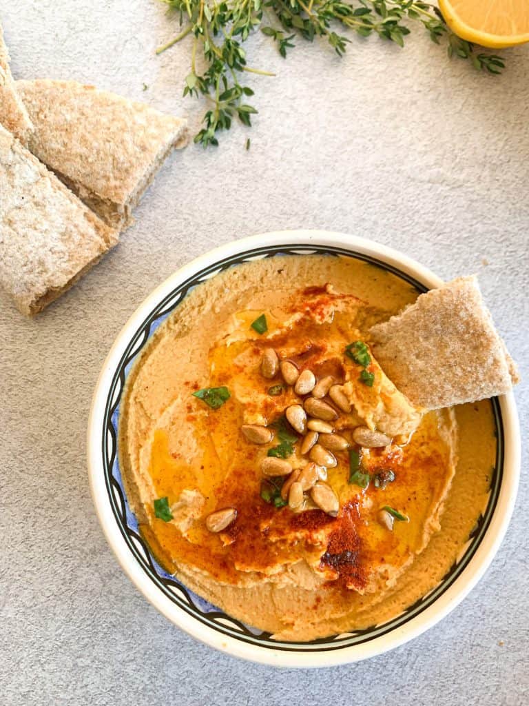 Sweet Paprika Homemade Hummus Recipe