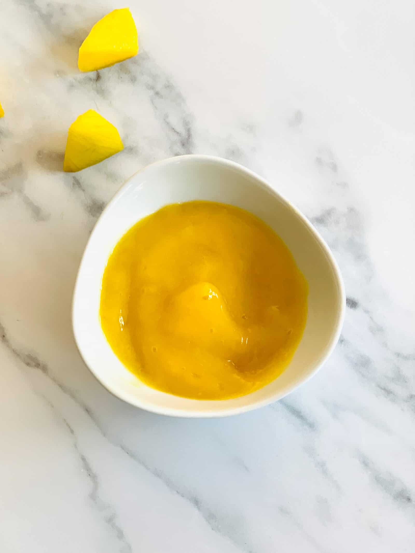 mango baby puree