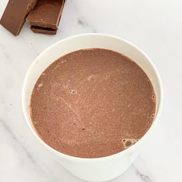 homemade chocolate milk