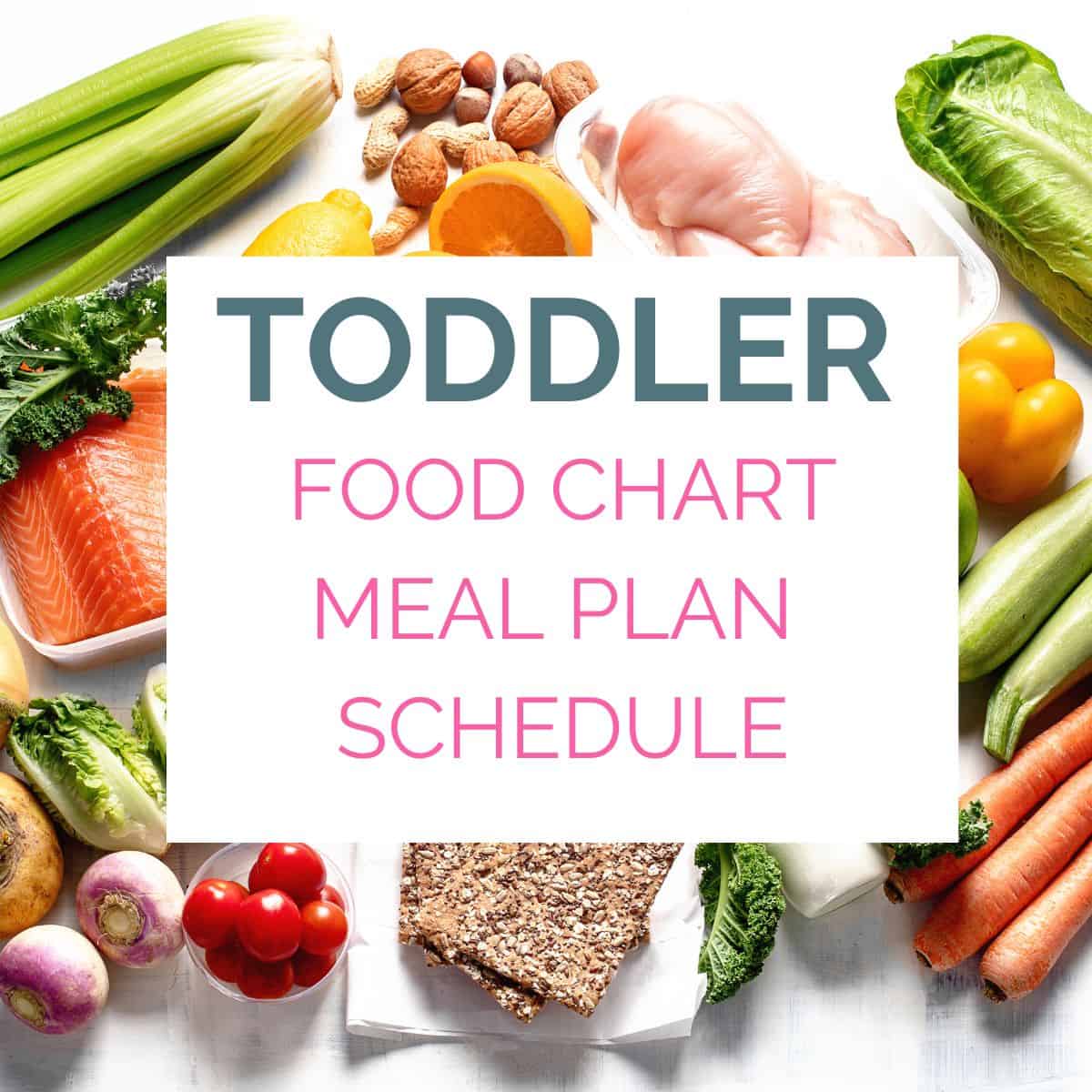3 Toddler Meal Plans, Food chart & Schedule - Creative Nourish