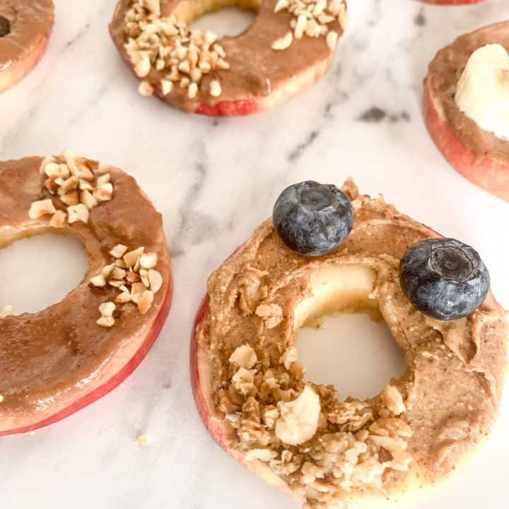 Halloween Apple Donuts