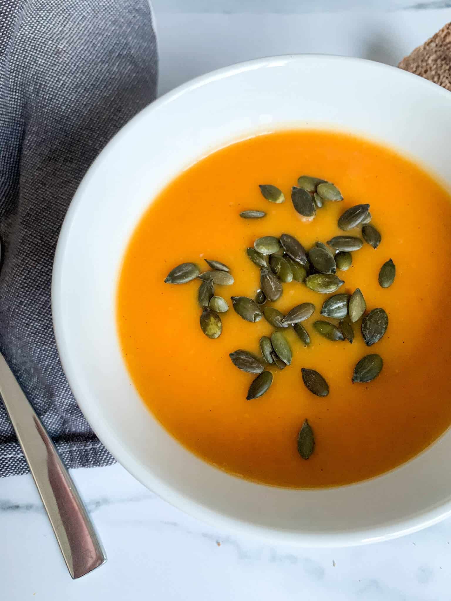 Vegan butternut squash soup
