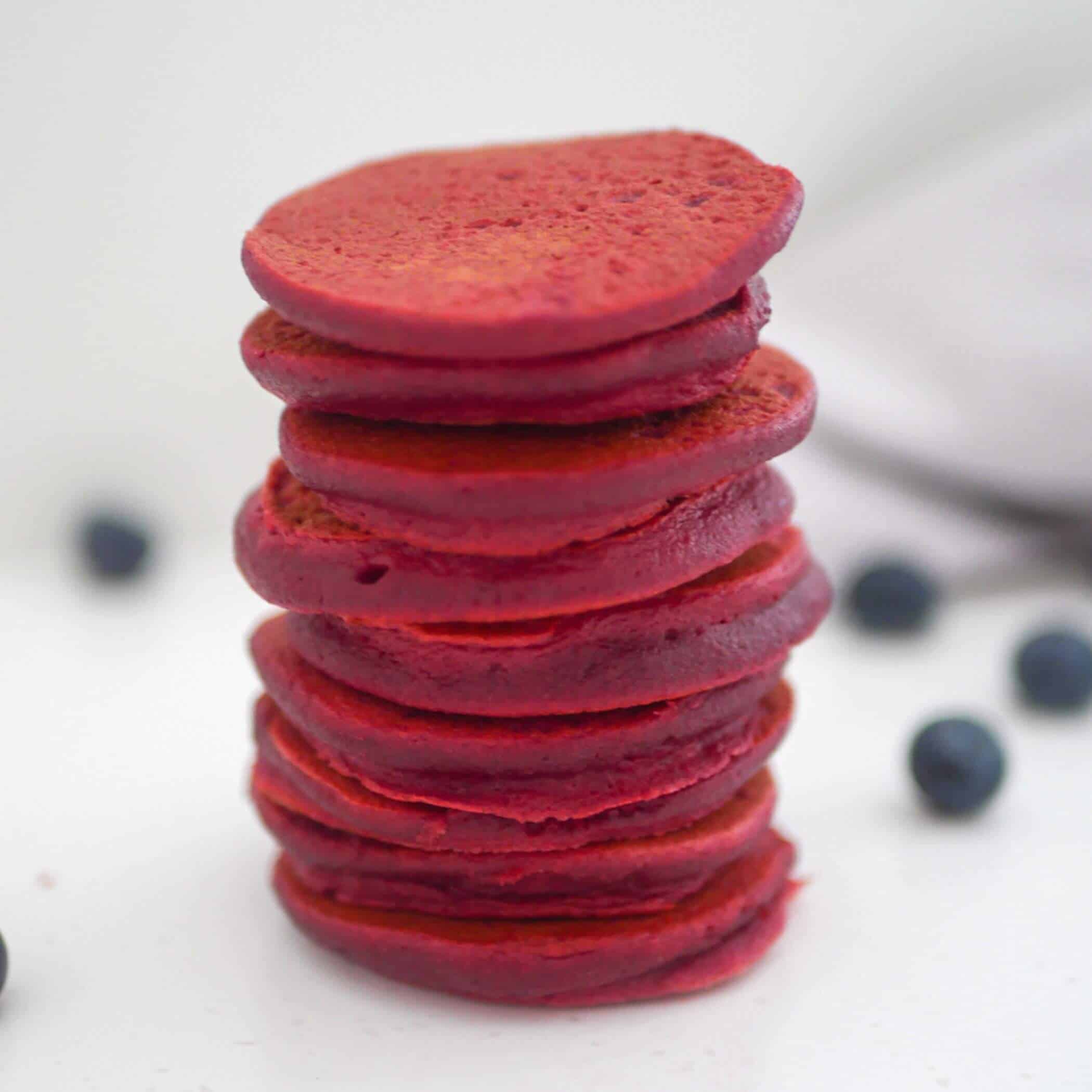 Pink Beet Pancakes