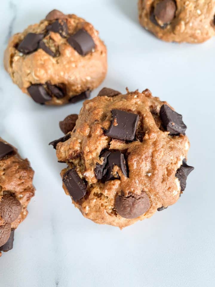 healthy chocolate chip cookies