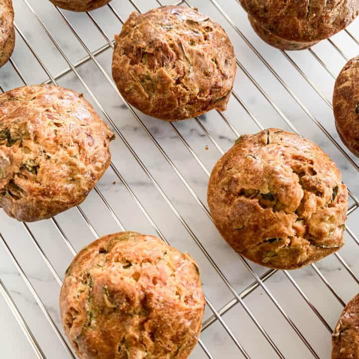 Spinach Cornbread Muffins