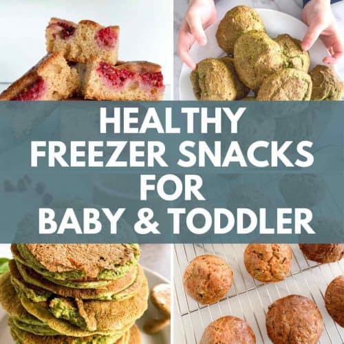 Freezer snacks for baby and toddler