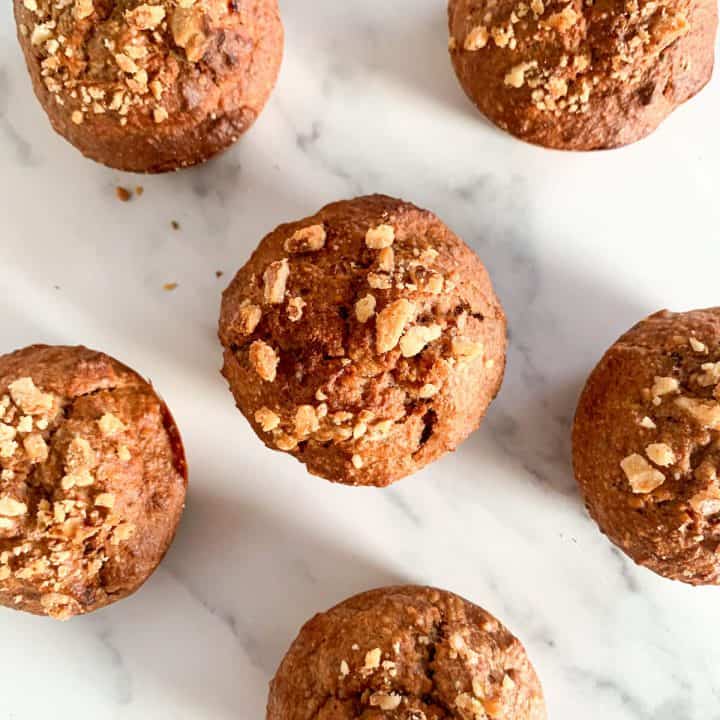 walnut banana bread muffins