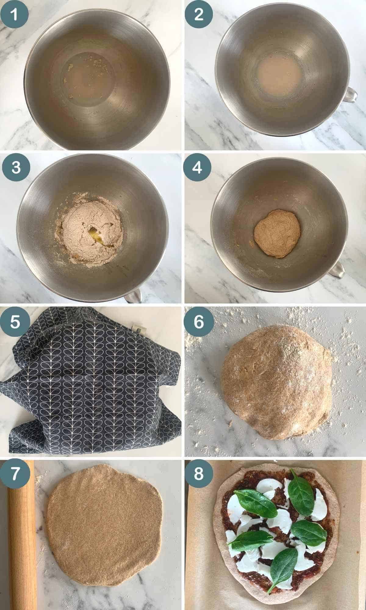 how to make pizza dough