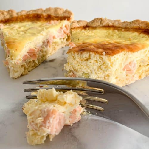 Salmon Leek Quiche Featured image