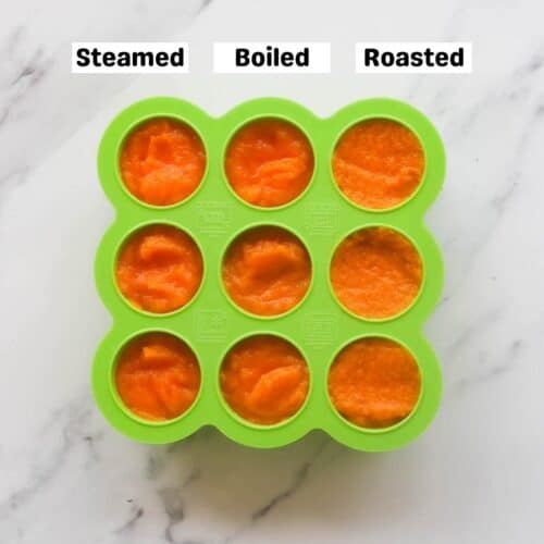 Carrot Puree Recipe for Babies  Philips Avent Combined Steamer