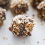 homemade Ferrero Rocher chocolate ball