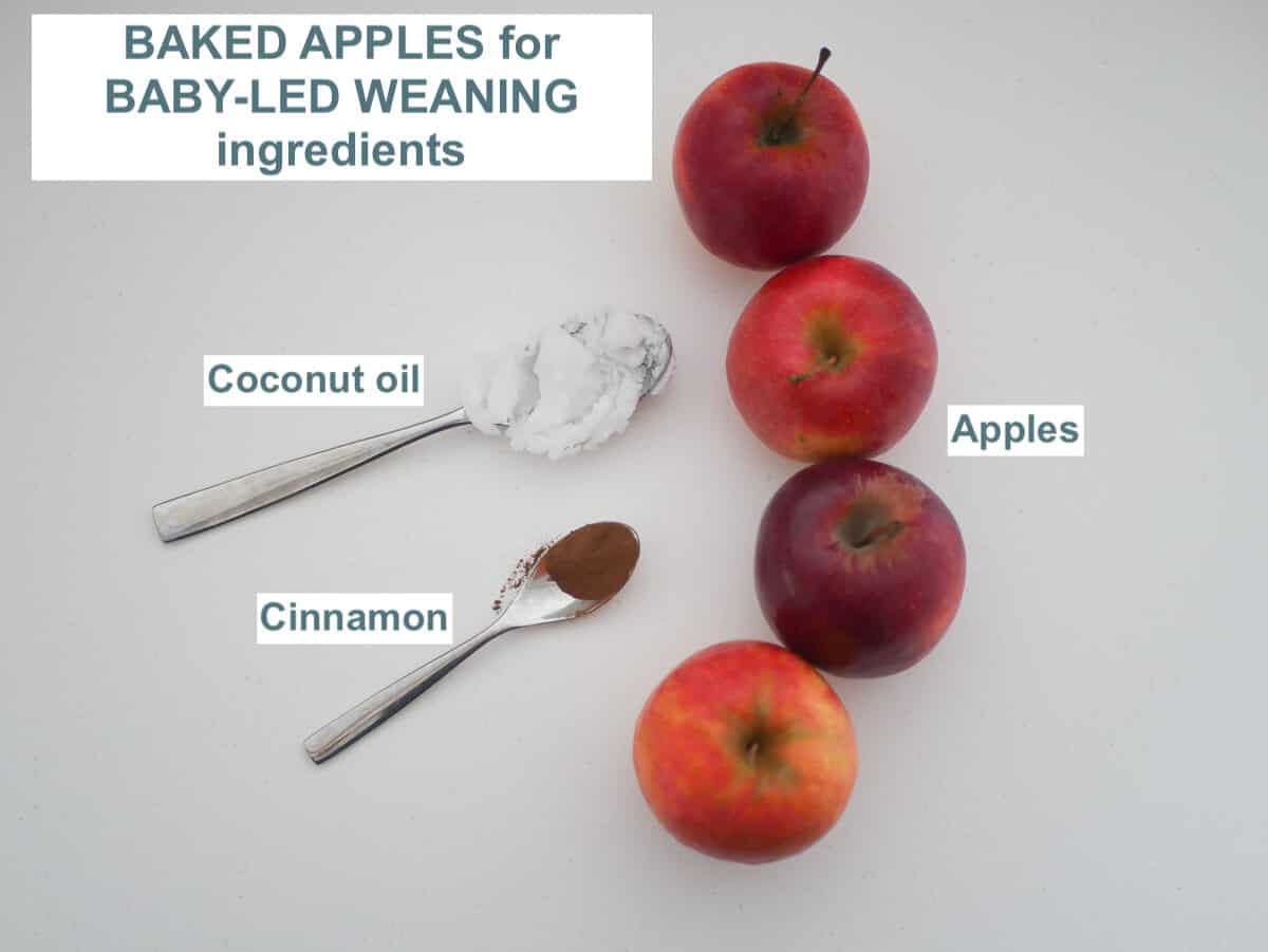 labelled ingredients on a white background 