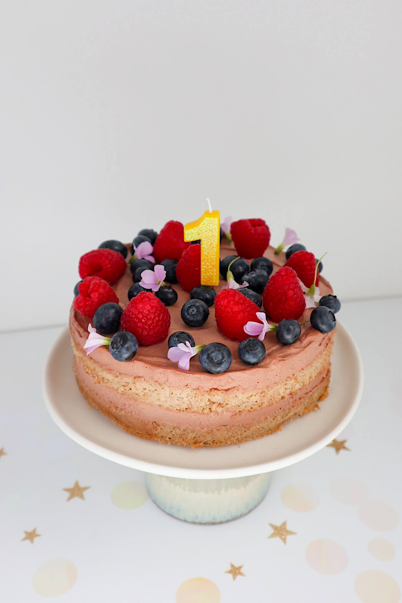 Healthy Smash Cake for Baby's First Birthday