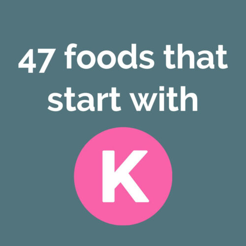 47 foods that start with K title image