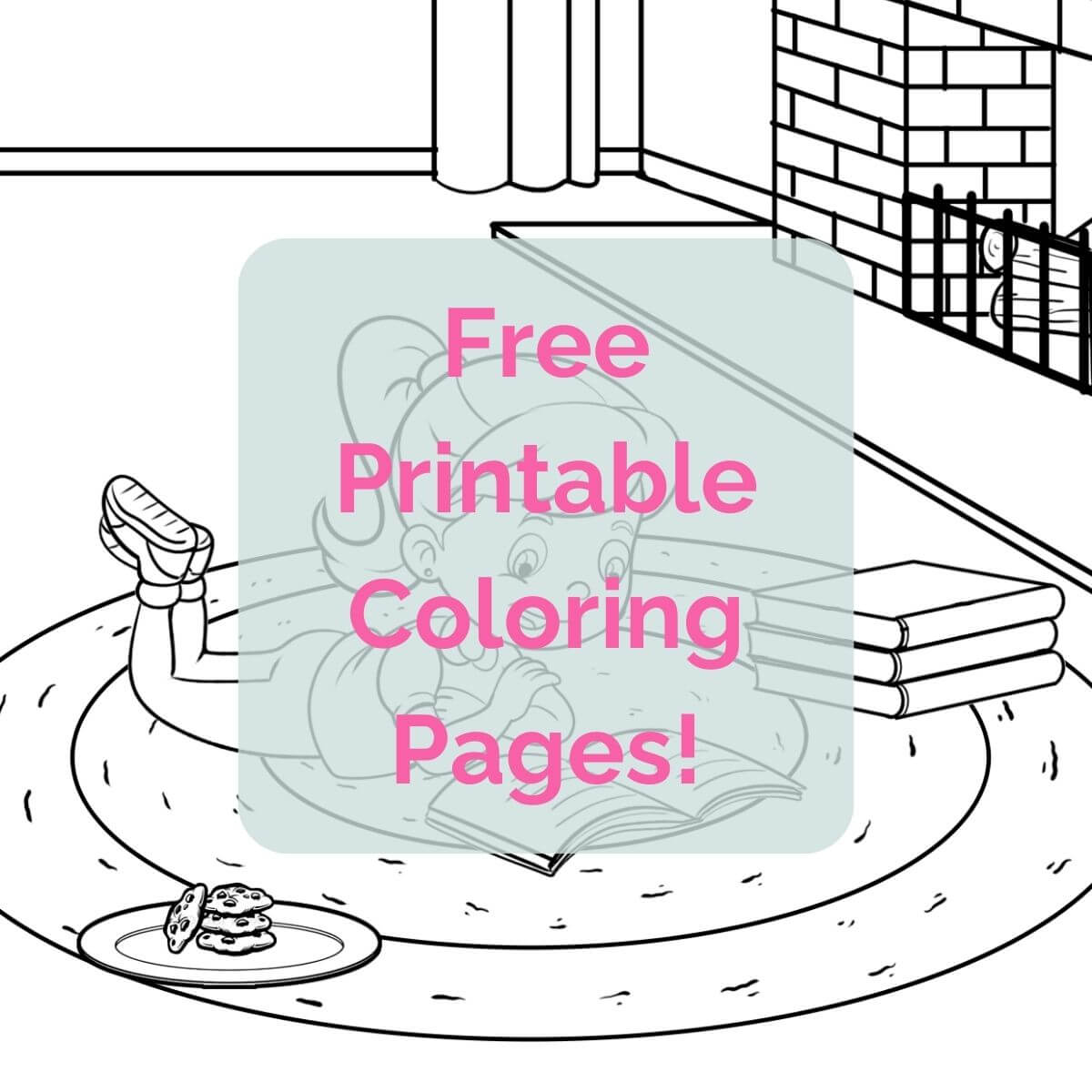 Free printable baby coloring pages cover image