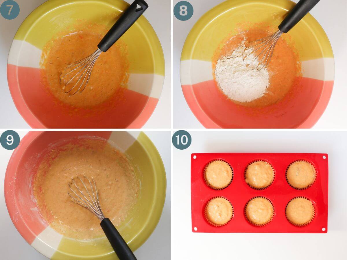 Collage of images showing how to make the recipe.