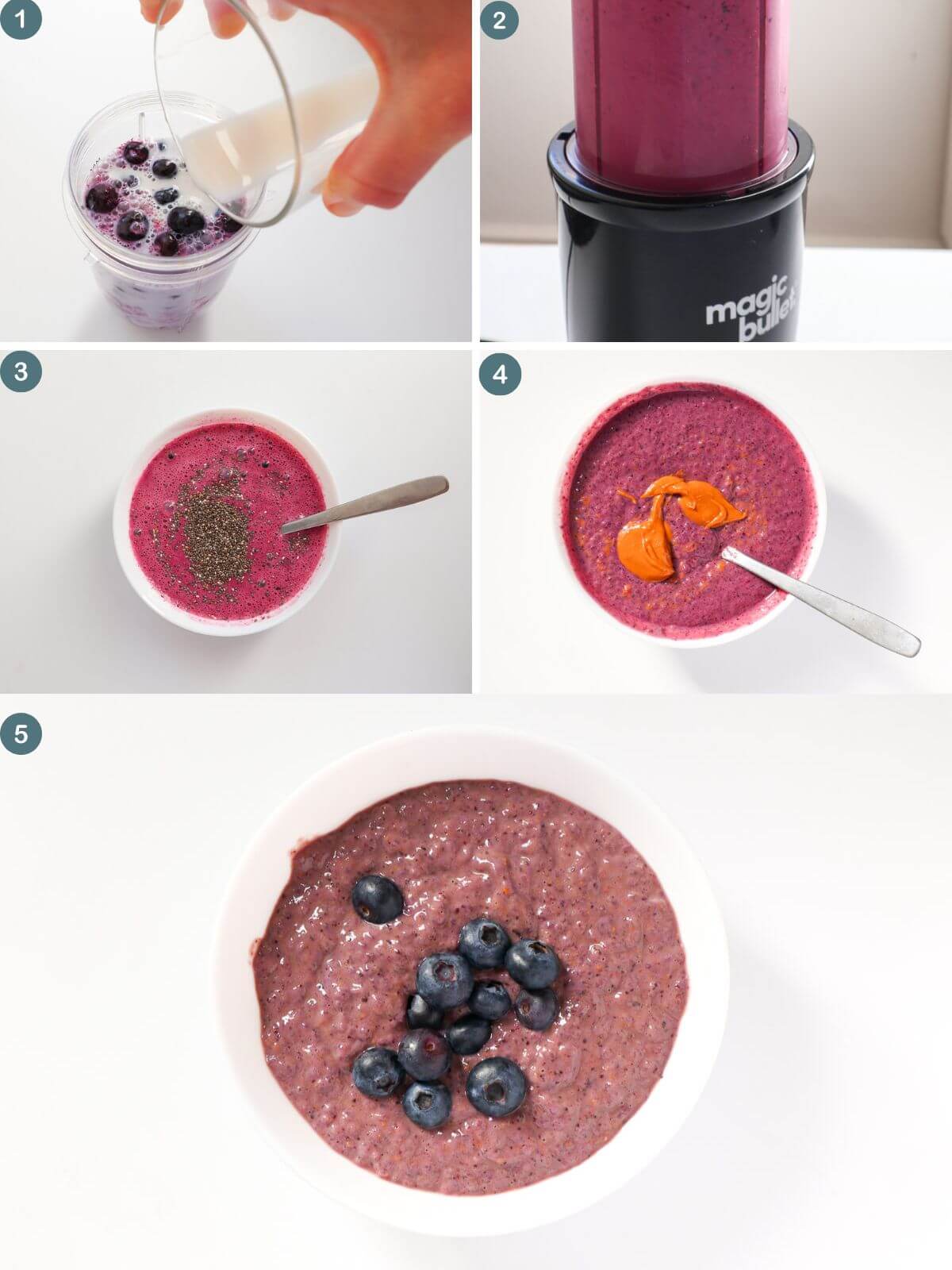 Collage of images showing how to make the recipe.