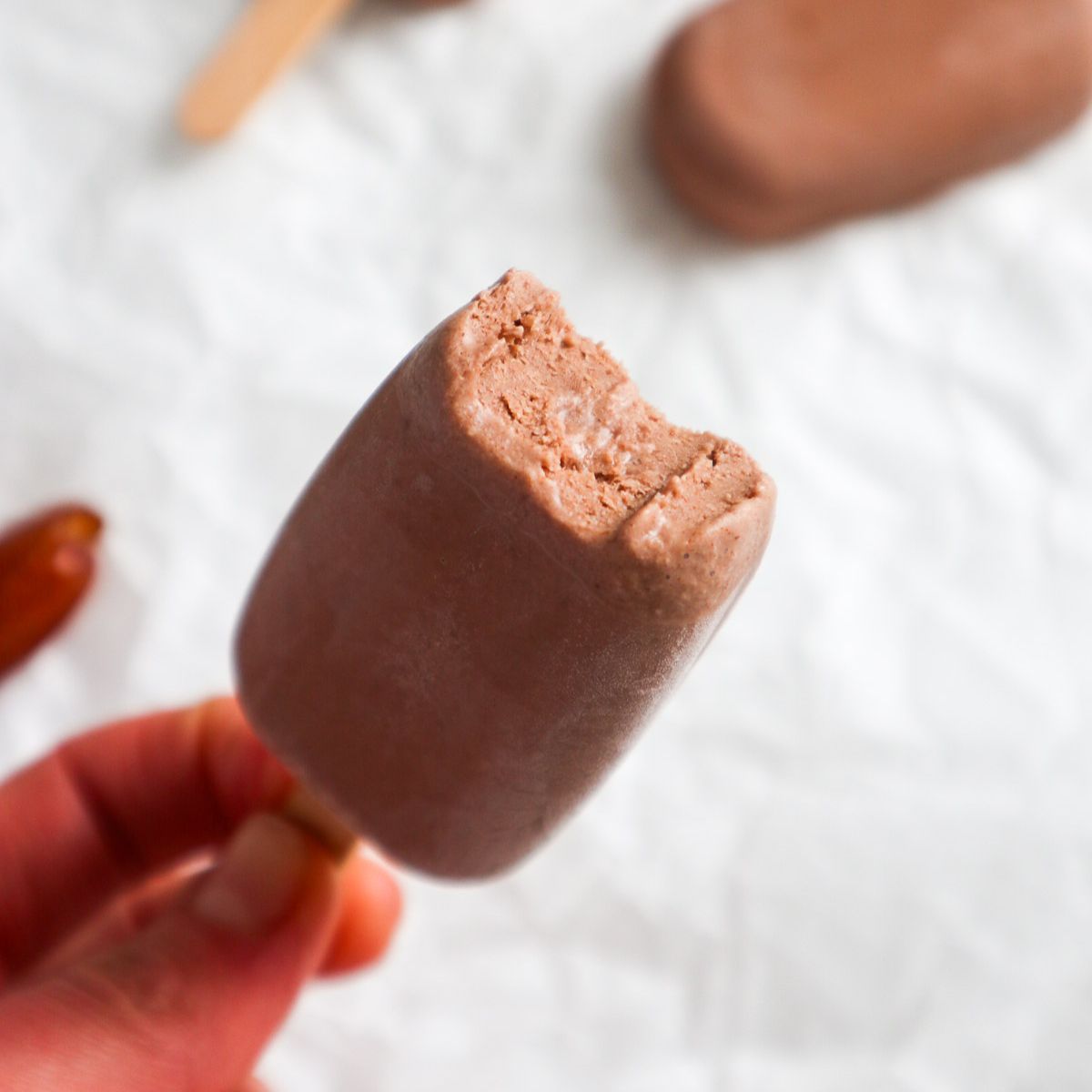 Healthy Chocolate Popsicles