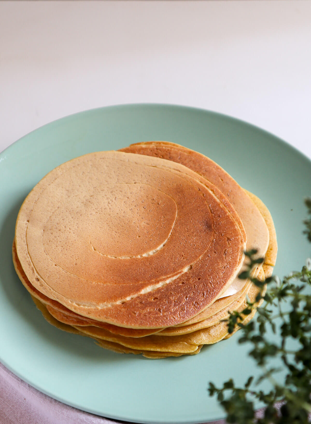 Stacked tortillas.